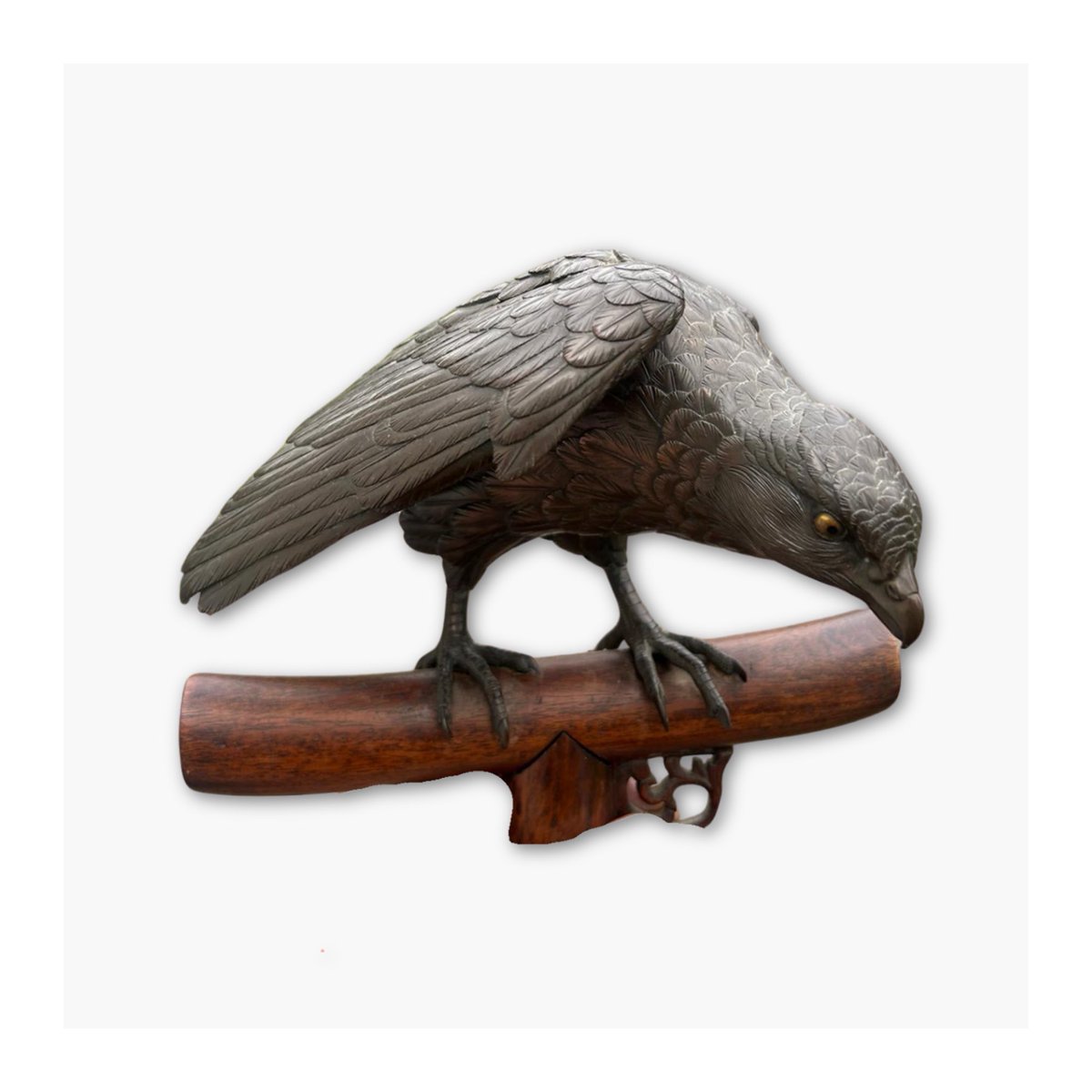 HansonsLondon's tweet photo. ⭐️ FIND OF THE DAY ⭐️
This stunning Japanese Bronze Eagle 🦅

Got items to consign to auction? 
E: ckirkham@hansonsauctioneers.co.uk

#JapaneseBronzeEagle #auction #consign #HansonsAuctioneers #findoftheday #HansonsRichmond https://t.co/9eMYFshZO4