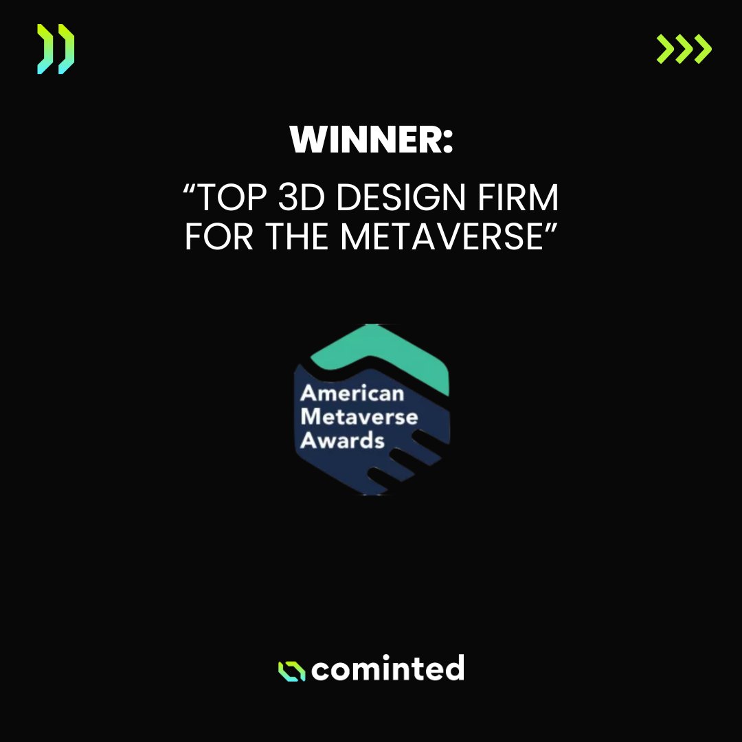 We won the "Best 3D design firm for the metaverse" at the American Metaverse Awards 2024 🥳 

Navigating the ever changing landscape of the #metaverse &amp; #gaming over the past 2+ years has been fun.