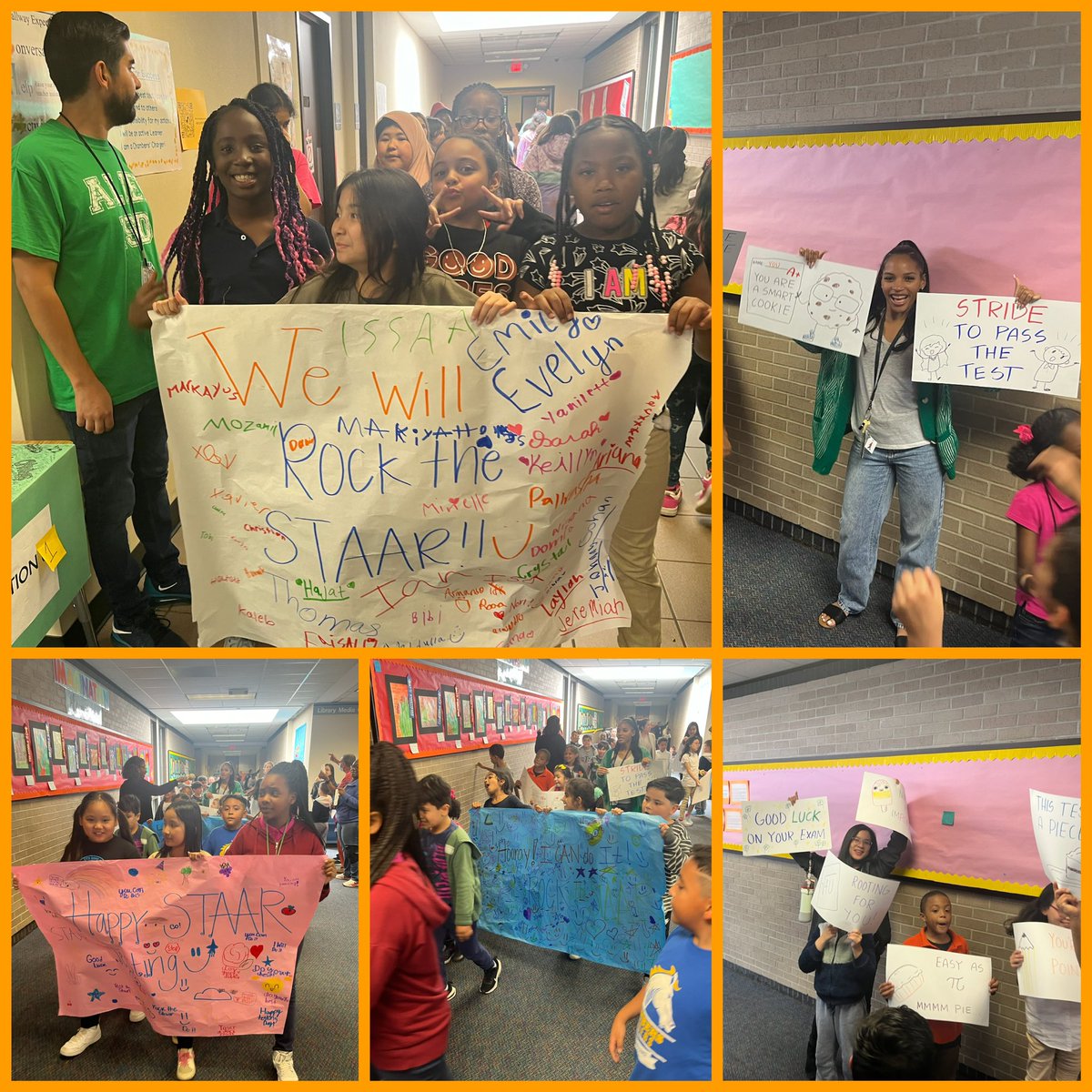 STAAR parade for our 3rd and 4th graders! 🥳#webelieveinyou #GameOn