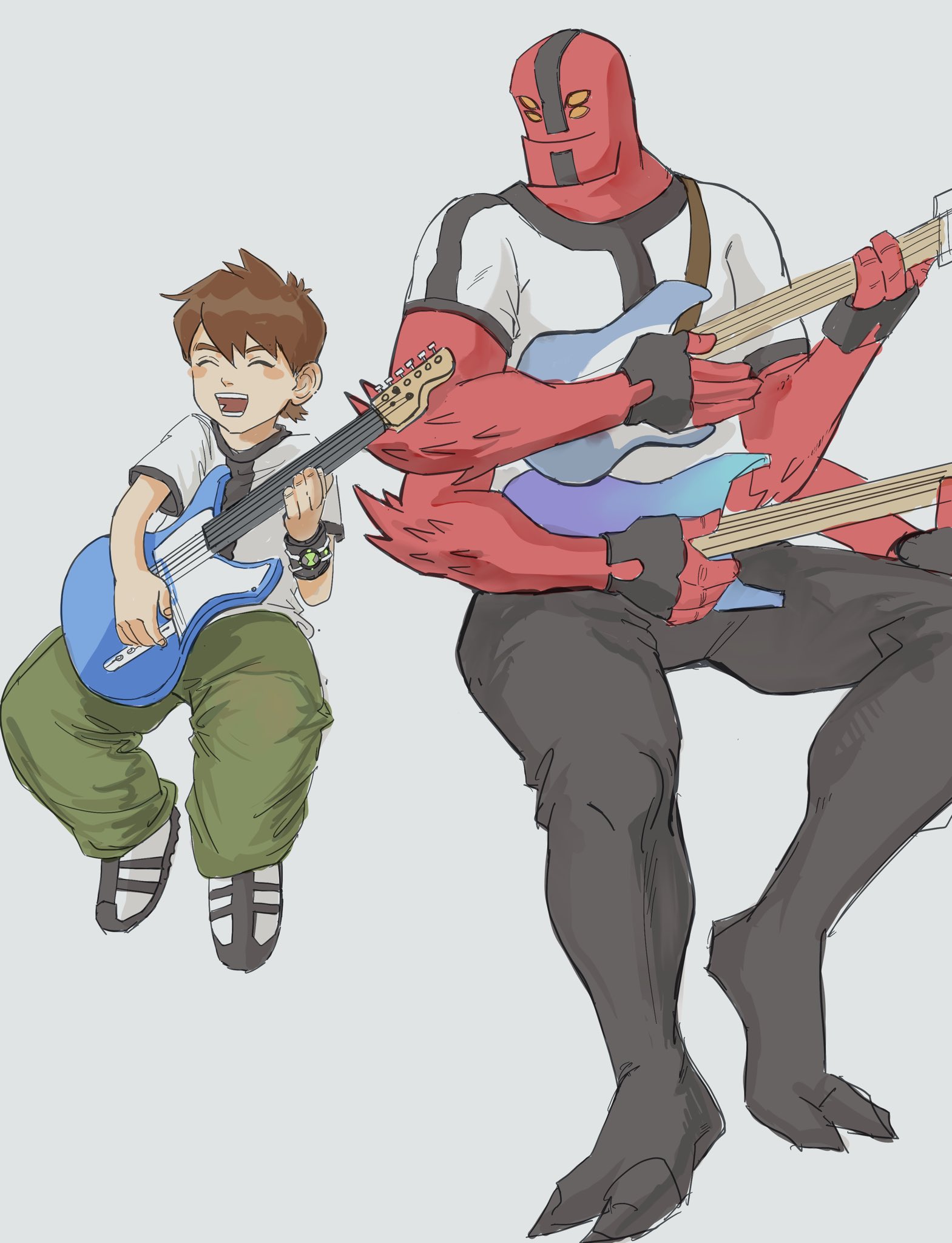 虎 on X: Ben and four arms ben10fanart ben10 t.corrBipjX9NZ  X