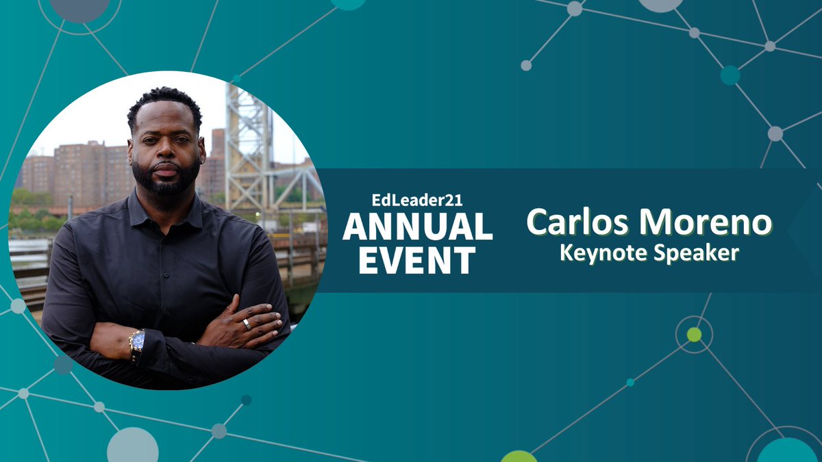 We are thrilled to announce that @Carlos_Moreno06 from @bigpiclearning and author of 'Finding Your Leadership Soul' will be a keynote speaker at this year's EdLeader21 Network Annual Event! Learn more: bit.ly/3U77Fhe