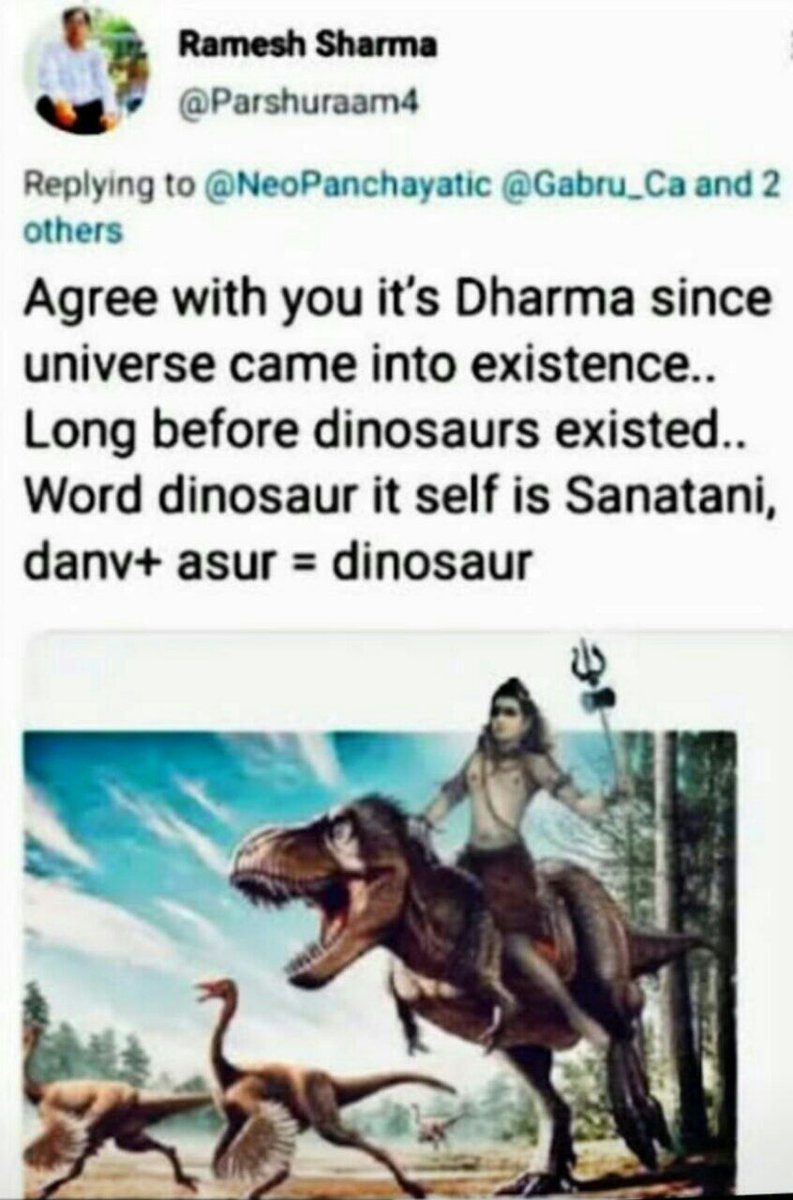 Dinosaurs are not mentioned in Hindu scriptures. The Vedas, Puranas, and other ancient texts primarily focus on philosophical, spiritual, and moral teachings, along with stories of gods, goddesses, and mythical creatures. #HinduScriptures #AncientWisdom
