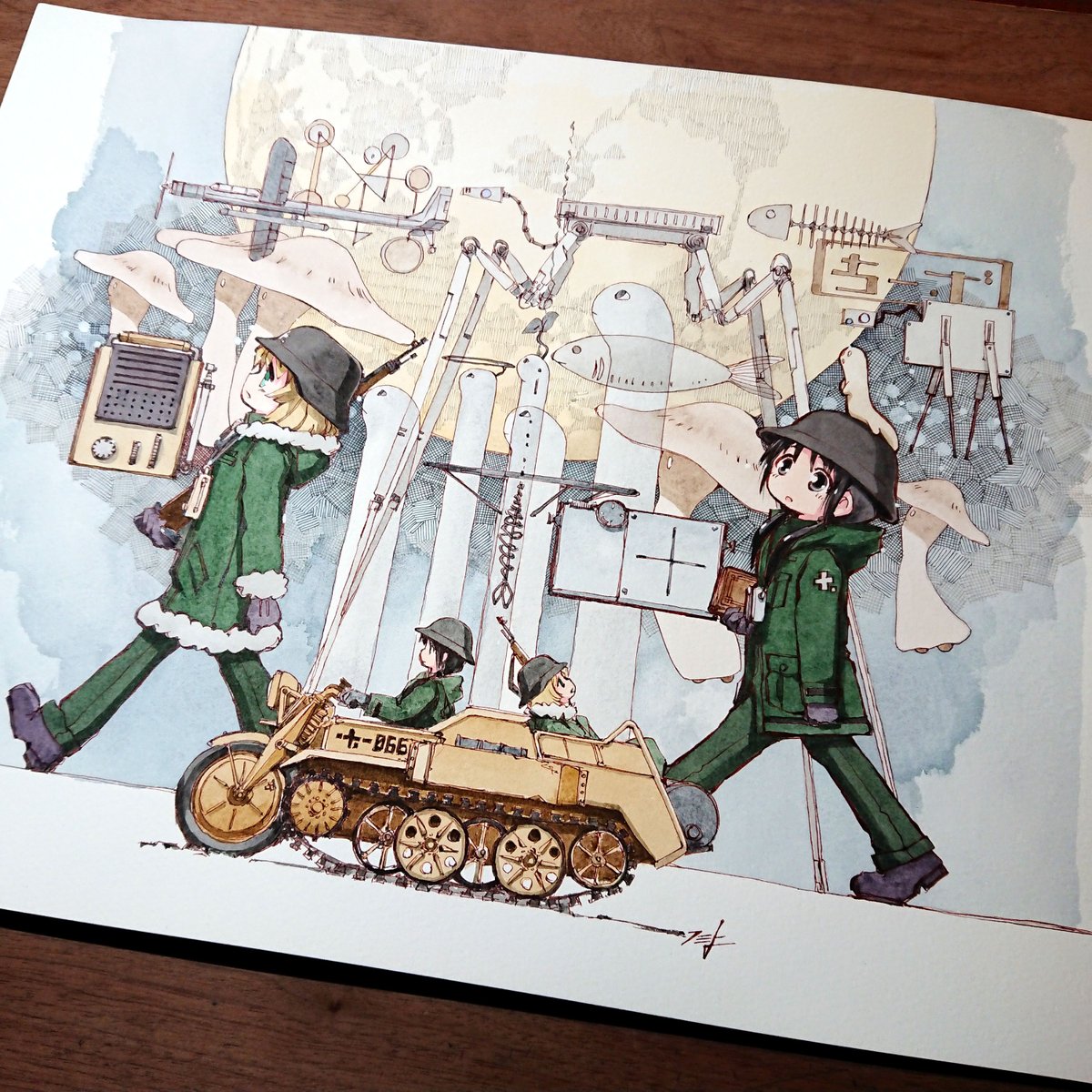「#私はこういう絵描きです見た絵描き全員参加4輪のデザイナーだったので乗り物絵が多」|フミよのイラスト