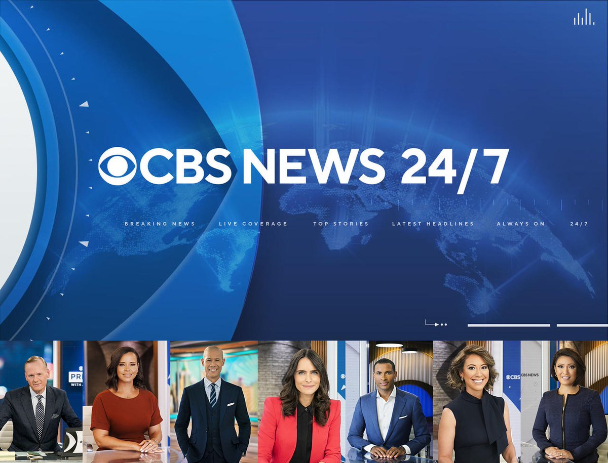 CBS News Streaming is now @CBSNews 24/7. Watch live anchored coverage from CBS News anchors anytime, anywhere online & on the CBS News app. @jdickerson @AMGreenCBS @vladduthiersCBS @lilialuciano @errolbarnett @LanaZak @Elaine_Quijano #CBSNews247 #AlwaysOn cbsnews.com/live