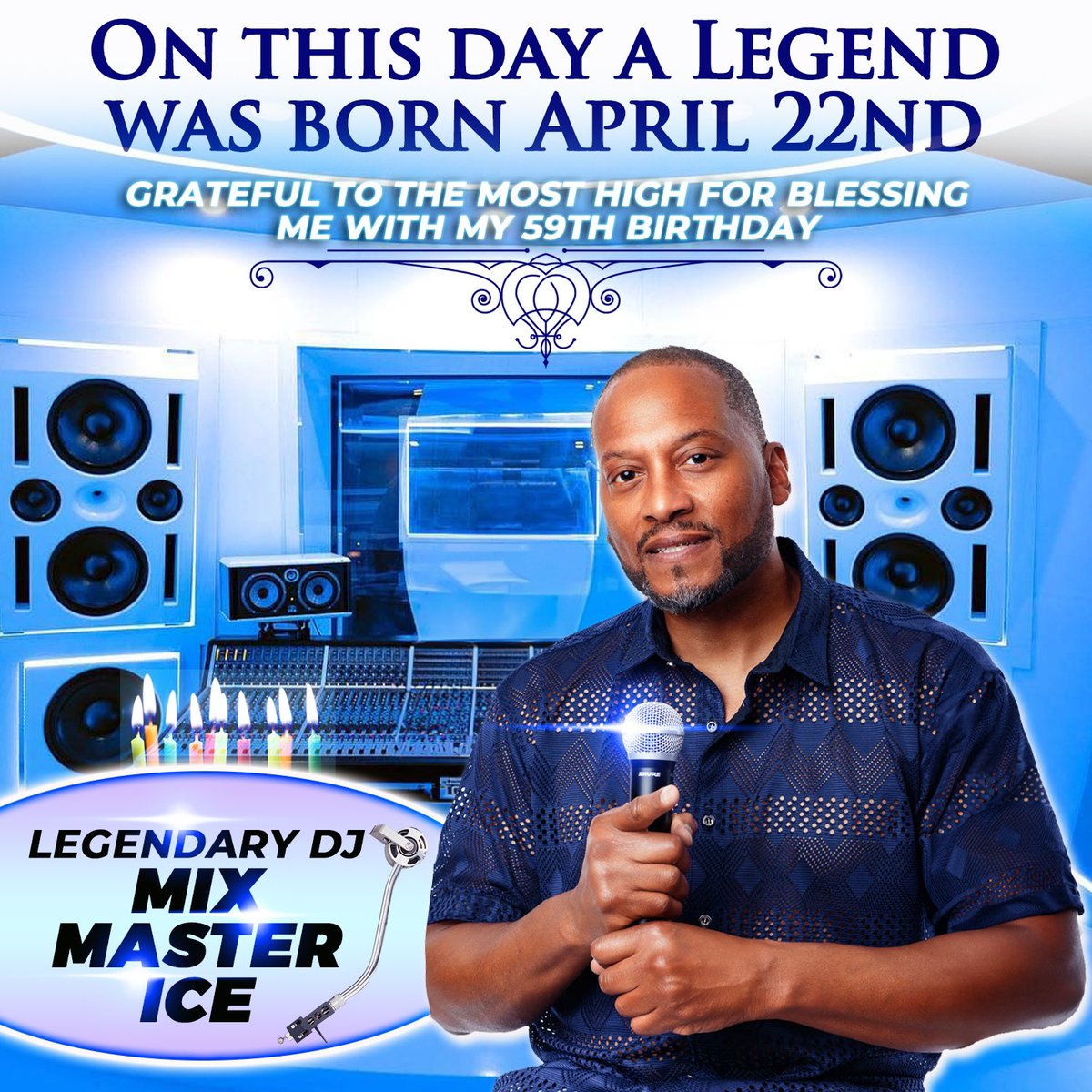 Feeling Super Blessed Today! 🤲🏾
Happy Birthday To Me! 🎂🎊🍾
#59 
Team Taurus ♉️ 

#mixmasterice #utfo #happybirthdaytome #59 #happybirthday #teamtaurus #♉️