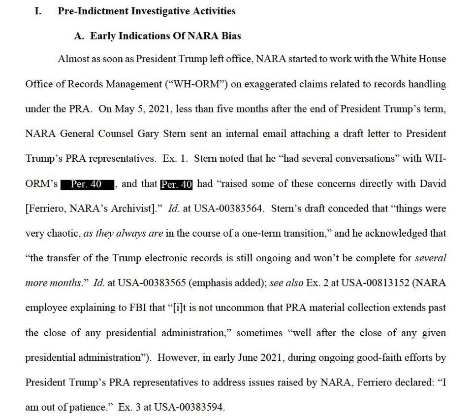 Unredacted document released in trumps classified documents case. This is what the Biden Administration and jack smith didn’t want anyone to see. It is now confirmed, Biden’s weaponized government which hunts against trump. No denying it now @julie_kelly2