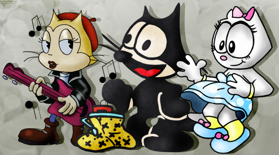 Another girlfriend for Felix? How many he got? Oh my... #FelixTheCat