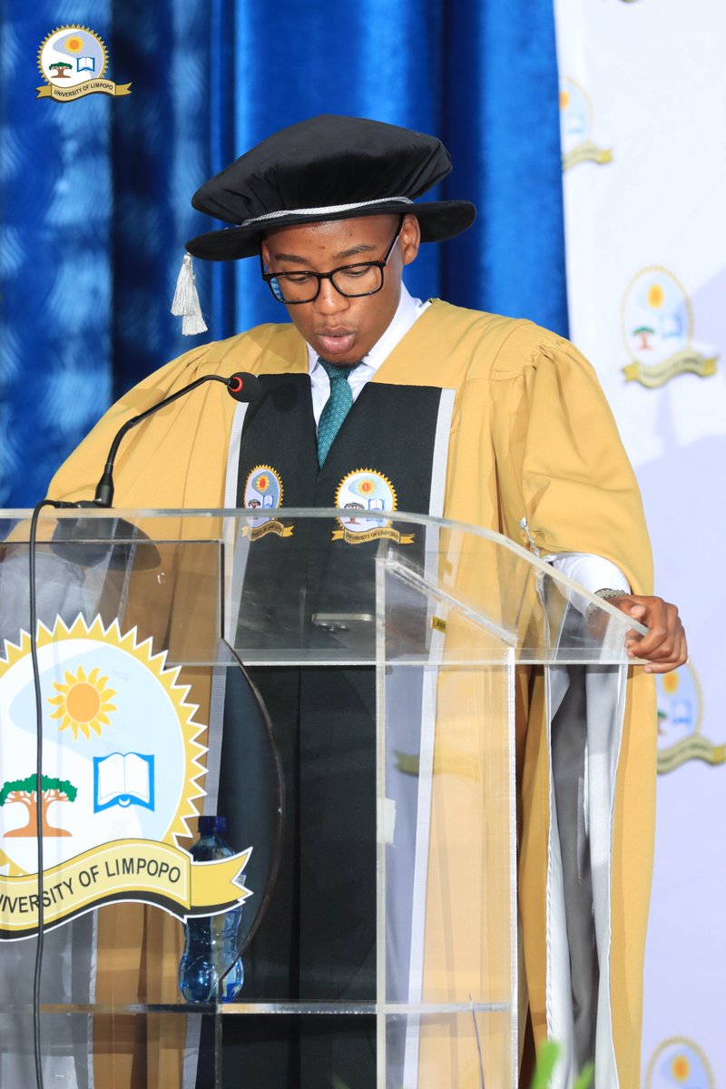 We closed off the graduation season at the University of Limpopo today.
