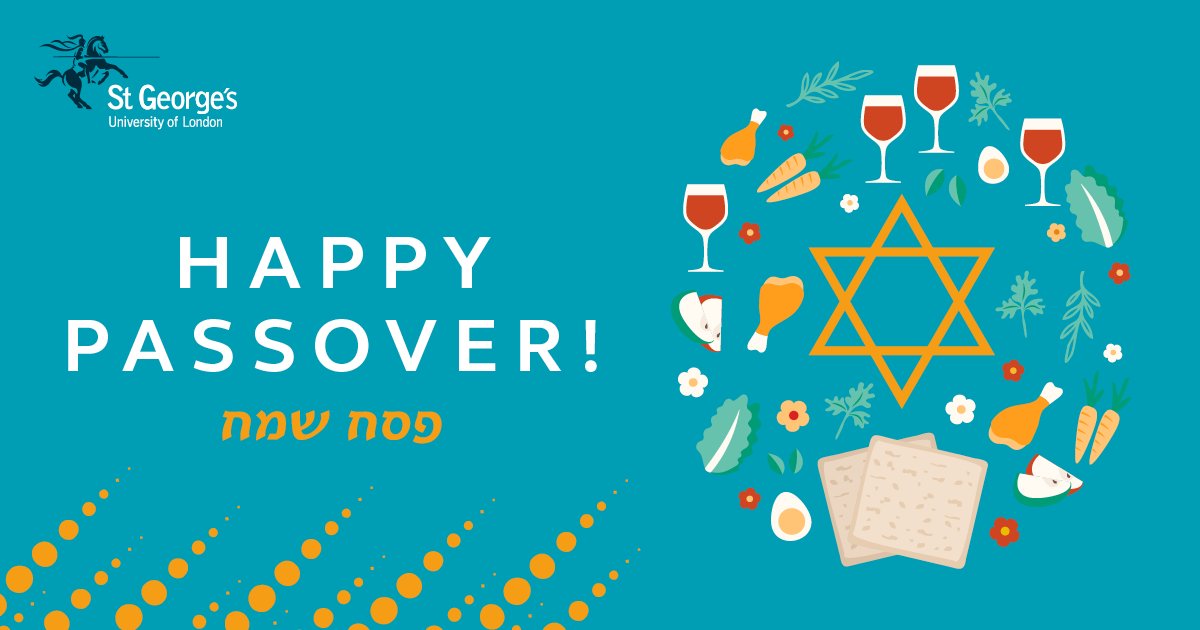 Happy #Passover to everyone celebrating across the St George's community! ✡️ 🍷 We spoke to Gili Nachshen, President of the St George’s Students’ Union Jewish Society, who told us about the origins, traditions and importance of Pesach. Learn more: sgul.ac.uk/news/passover-…