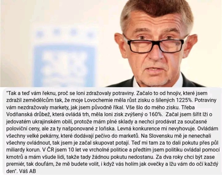 Únos na krym zmizel, dvacet tisíc mrtvých zmizelo, lví podíl na inflaci zamazán. Nebylo nic. Teď už bude líp. ViaFB Mikuláš Minář