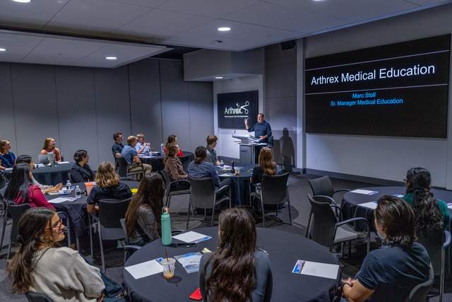 Before wrapping up their internship and co-op experience with #Arthrex, our spring cohort had the opportunity to experience a day on the Arthrex Medical Education team. Be part of this incredible team— explore #ArthrexCareers in Medical Education: arthrex.info/3w1OVrm