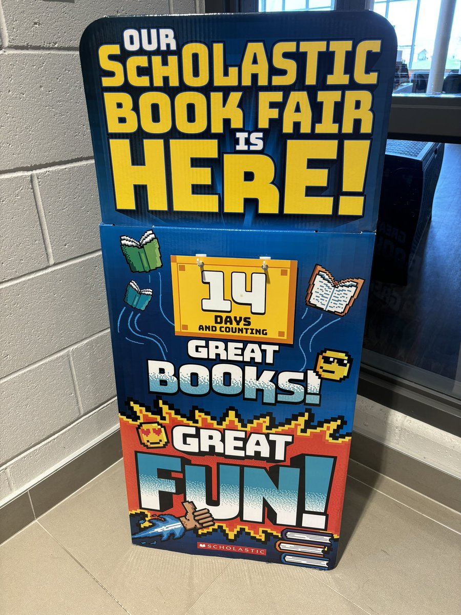 The countdown is on! Our spring @scholasticCDA book fair @StGregoryHCDSB is only two weeks away! It’ll be a “sweet” celebration of books and reading! Sink your teeth into a good book! 🍭🍭🍭