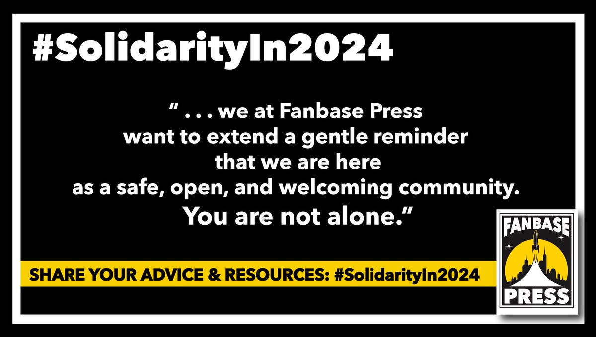 You are not alone. You will never be alone. #SolidarityIn2024