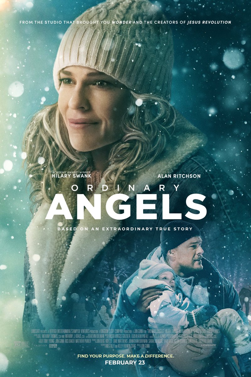 Lionsgate brings Ordinary Angels to Blu-ray and DVD. #OrdinaryAngels #Liosngate #HilarySwank #AlanRitchson #NancyTravis hollywoodmatrimony.com/ordinary-angel…
