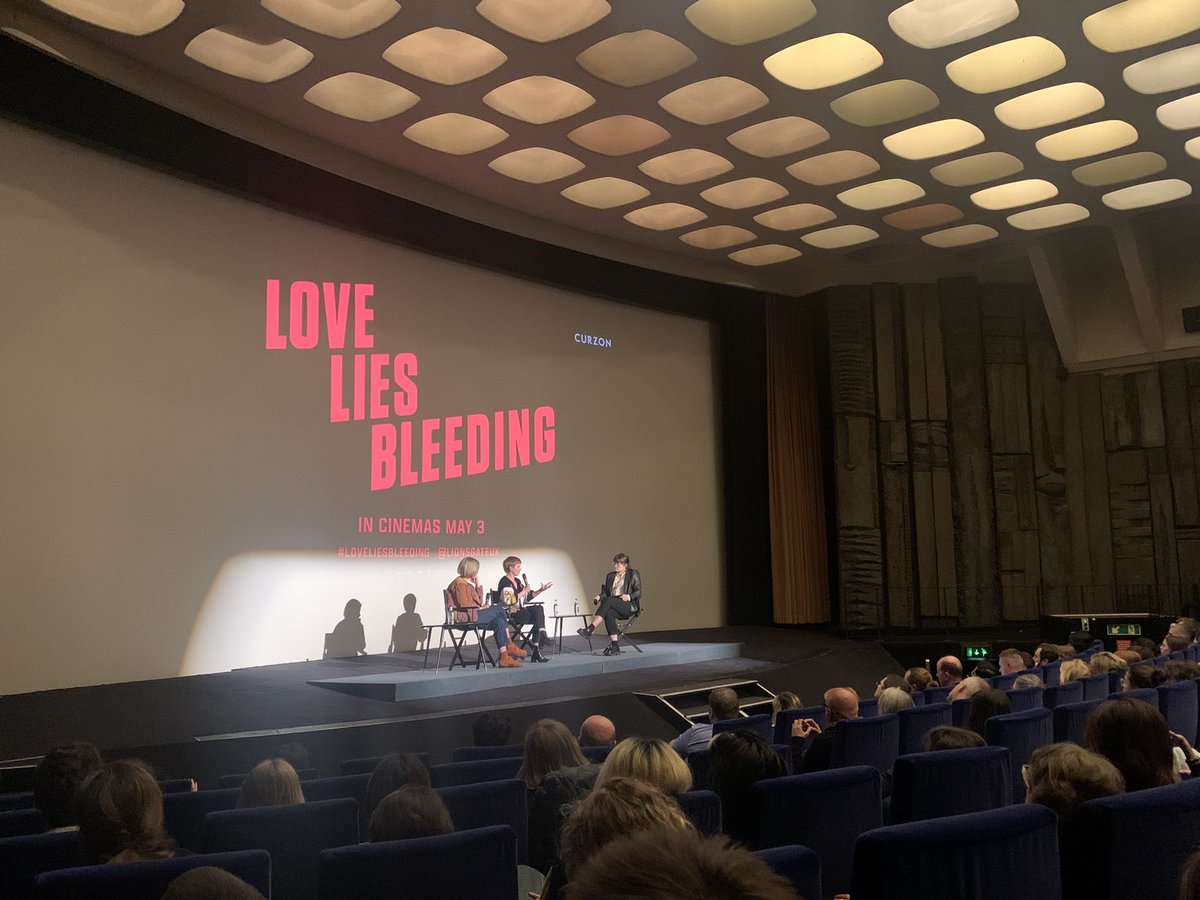 Rose Glass and Weronika Tofilska are at @CurzonMayfair tonight, talking us through a special preview screening of LOVE LIES BLEEDING