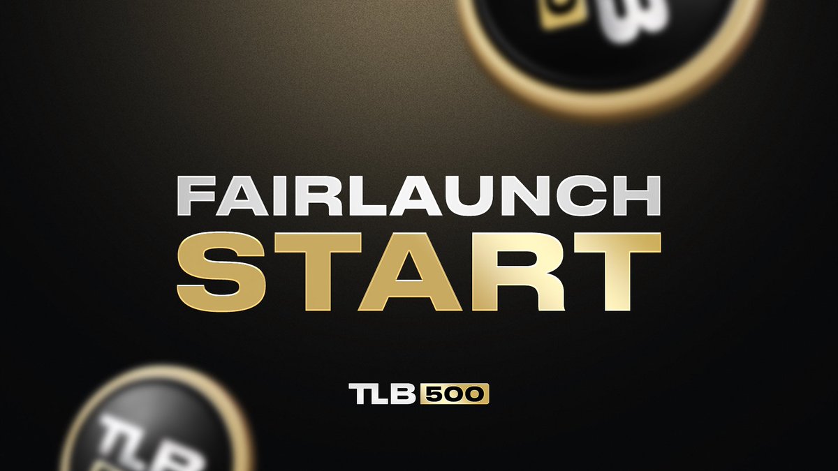 Take part in FairLaunch:

tonraffles.app/jetton/fairlau…

Be part of our community! 🫰

#tlb500 #ton #toncoin