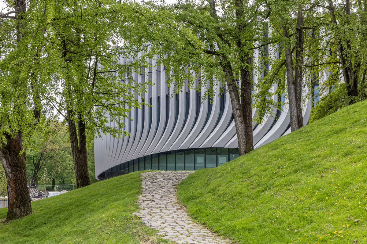 #MagicMonday ✨ Wie gefällt euch die Aussicht? 🤩🌳 Einen schönen Montagabend euch! 🌙 👉 sapgarden.com 🤝 @SAPdach @SchindlerDE @3XN_GXN @RedBullMuenchen @FCBBasketball @redbullGER @OLYMPIAPARK @StadtMuenchen 📸 by Flo Hagena