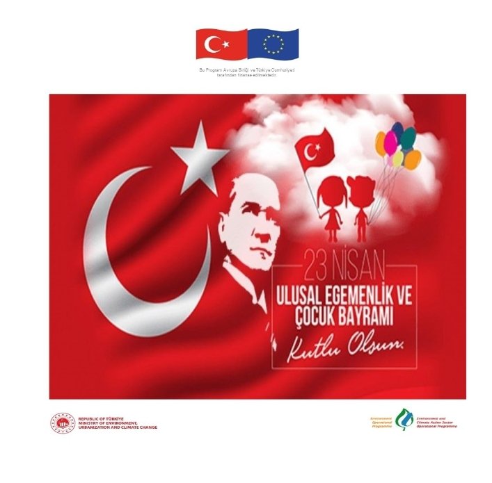 TBMM'nin açılışının 104. yılına eriştiğimiz bu günde, Cumhuriyetimizin kurucusu Gazi Mustafa Kemal Atatürk’ü ve Kurtuluş Savaşı’nın tüm kahramanlarını rahmet ve minnetle anıyor; 23 Nisan Ulusal Egemenlik ve Çocuk Bayramımızı kutluyoruz. @csbgovtr @EUDelegationTur @ABBaskanligi