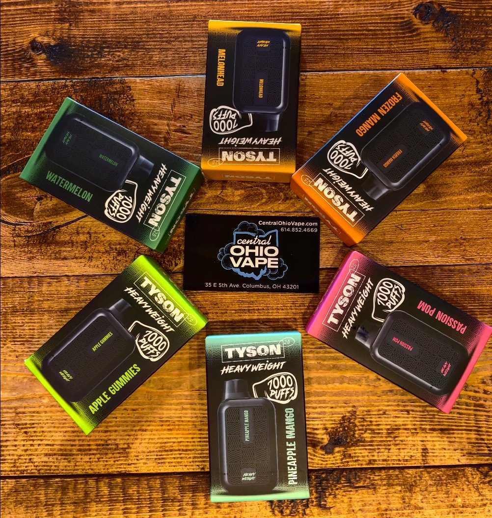 centralohiovape's tweet photo. Need a #TysonHeavyweight? We've got you covered! We have a good selection for you in-store and on our website! Check it out!
https://t.co/ZFPK5tzn03

35 E. 5th Avenue, Columbus, OH 43201 https://t.co/QTQ1wevqaE
