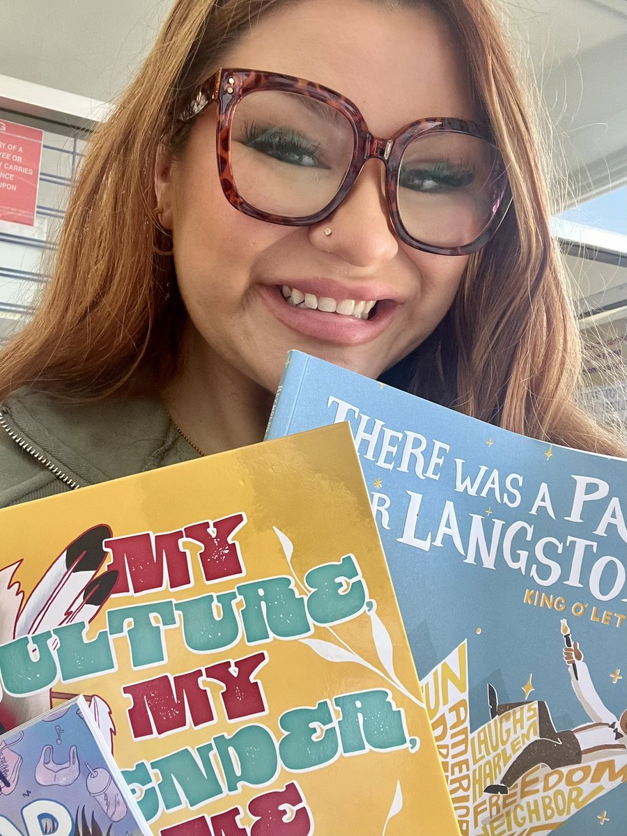 queenh0neyb's tweet photo. Each term, as an adjunct at @NCENLU @NationalLouisU, I send diverse, affirming, and inclusive books to my Children’s Lit for Educators students who exemplify our values of excellence, innovation, equity, and access for their future classrooms! #read2lead @ISBEnews #ILTOY24 https://t.co/pkLMIekw1l