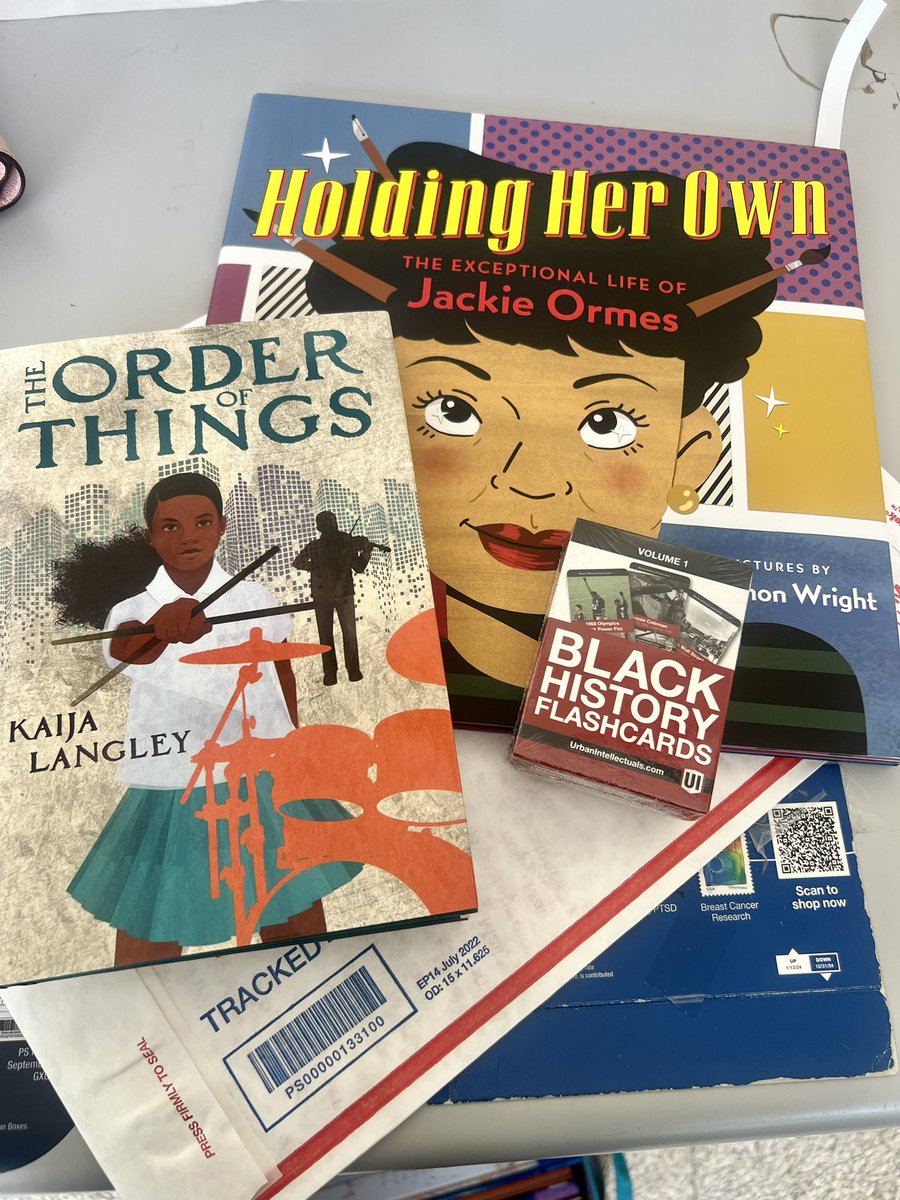 queenh0neyb's tweet photo. Each term, as an adjunct at @NCENLU @NationalLouisU, I send diverse, affirming, and inclusive books to my Children’s Lit for Educators students who exemplify our values of excellence, innovation, equity, and access for their future classrooms! #read2lead @ISBEnews #ILTOY24 https://t.co/pkLMIekw1l