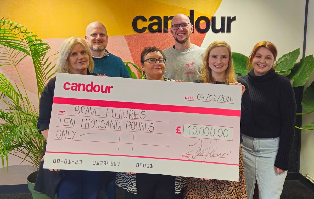 Norfolk-based Candour’s £10,000 donation to Brave Futures - allthingsnorfolk.com/norfolk-based-…