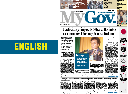 MyGov, April 23, 2024: Find the latest in GoK jobs, tenders, notices & more. It's FREE. online.fliphtml5.com/yvqhd/khcw/#p=1 or Visit mygov.go.ke to download a free PDF copy.