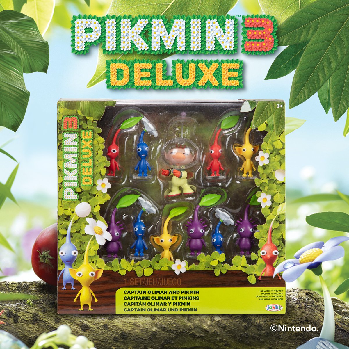 Start building your Pikmin universe with this amazing set of figures! The set includes Captain Olimar and 10 Pikmin figures in a variety of colors. Available now at @Amazon! @NintendoAmerica @NintendoInspired #Pikmin #Nintendo #EarthDay #JakksPacificToys