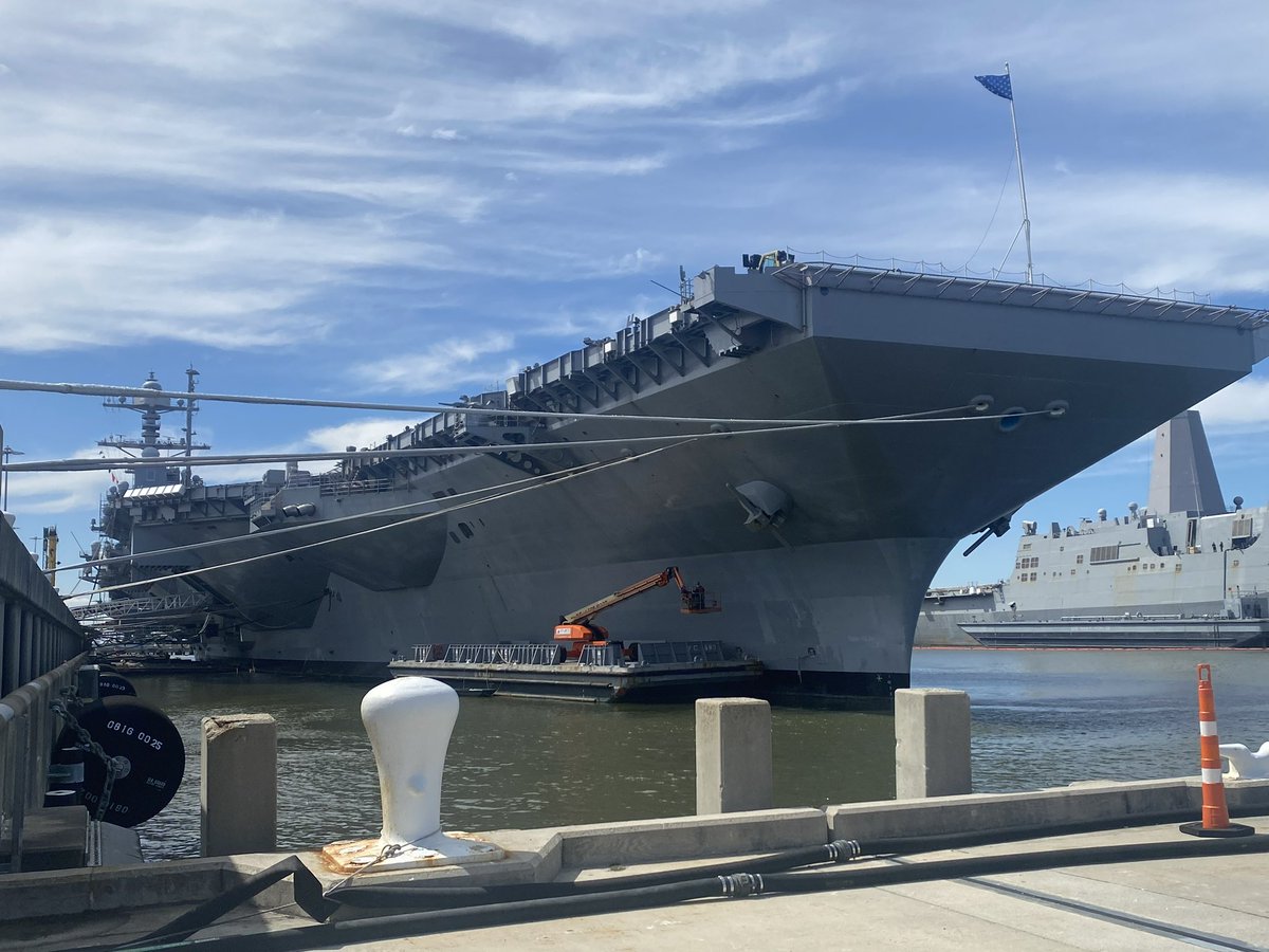 NACDA's tweet photo. However big you picture an aircraft carrier to be, it is much much bigger than that. #SpringSymposium24 ✈️ https://t.co/BgeEdPtDrT
