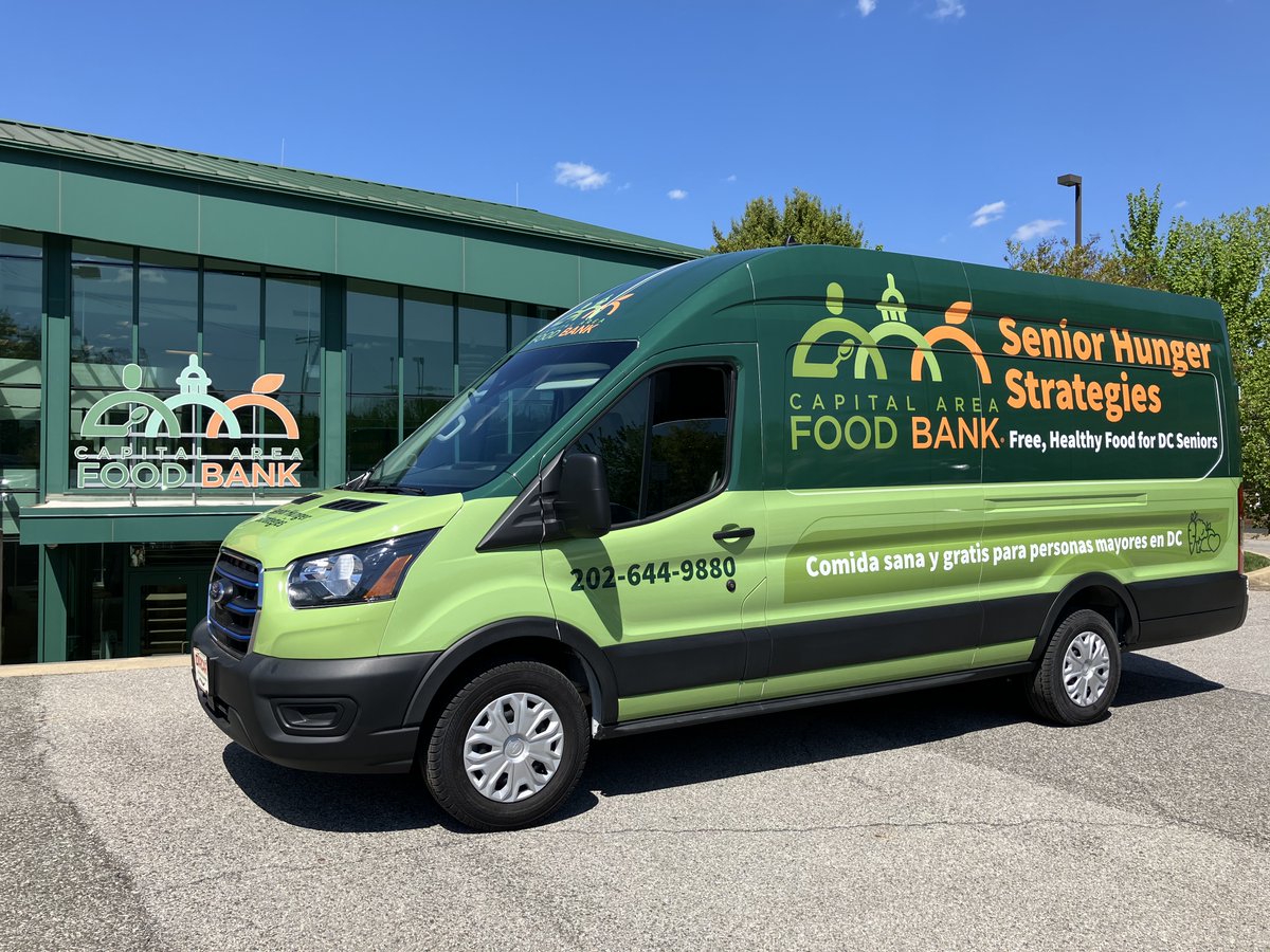 It’s not just our produce that’s green: our fleet of vehicles now includes an all-electric van, which will help us deliver 95,000 nutritious meals to seniors across our region this year – with zero emissions. Happy #EarthDay!