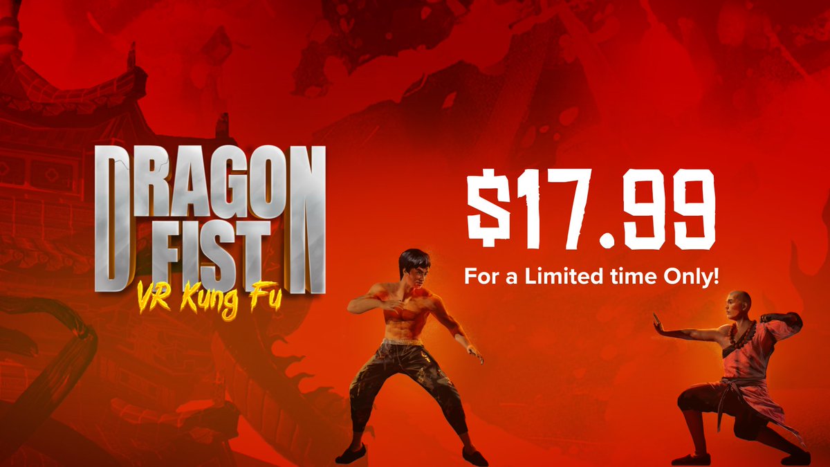 If you're not racing like Billy Lee to snag this game at such a steal of a price, I might have to check and make sure everything's ticking upstairs 🧐

#dragonfist #vr #vrgame #oculus #dev