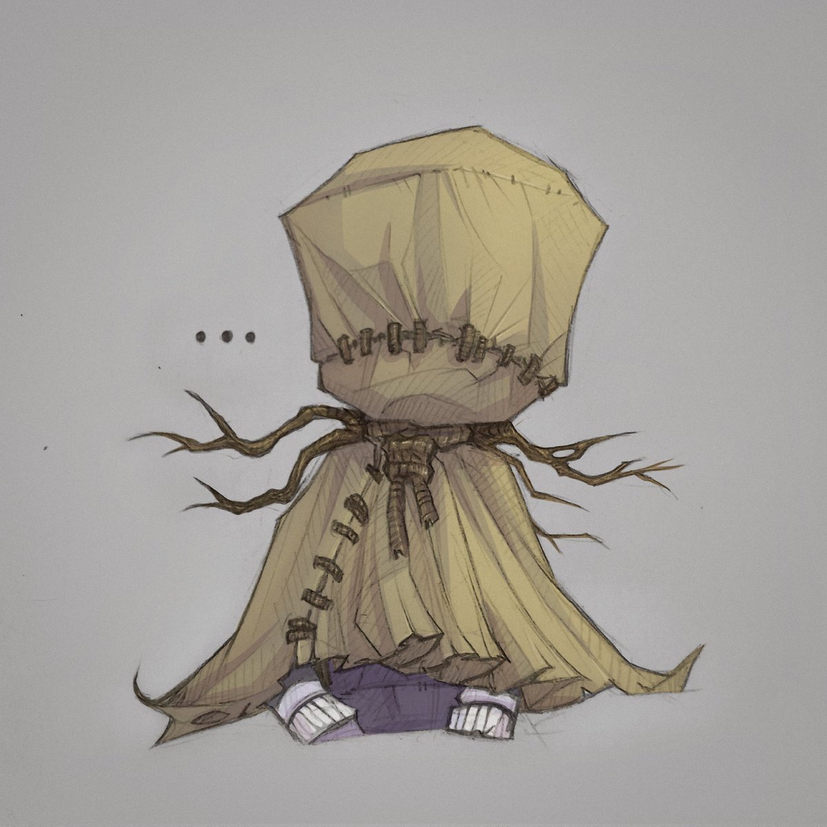 VGSuit's tweet photo. Oh! So you are also too shy and scared to show your face, right?
... Right? 

#littlenightmares
#IdentityV #IDV https://t.co/OoWfZ67F0E
