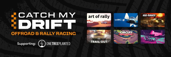WRC 9, WRC 10, art of rally, MudRunner, Circuit Superstars, Trail Out, Inertial Drift (plus DLC) for $13: humblebundle.com/games/catch-my… Humble is a legal reseller of Steam keys. You can adjust the affiliate % RSC gets below the checkout button.