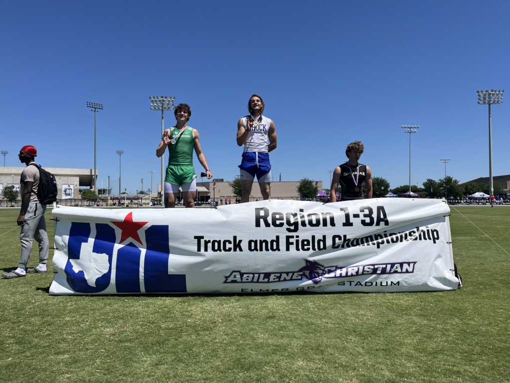 Dylan Foster finishes his day as the Region 1 300H Champ! Breaks his own record with a 37.90! <a href="/DylanFoster24/">Dylan Foster</a> <a href="/BrockAthletics/">Chad Massey</a>