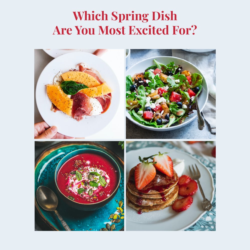 Let's celebrate the start of the season with a colorful feast! Which spring dishare you most excited to eat?
Jane Sullivan Horne
@JaneAtTheLake #smithmountainlake JaneAtTheLake.com