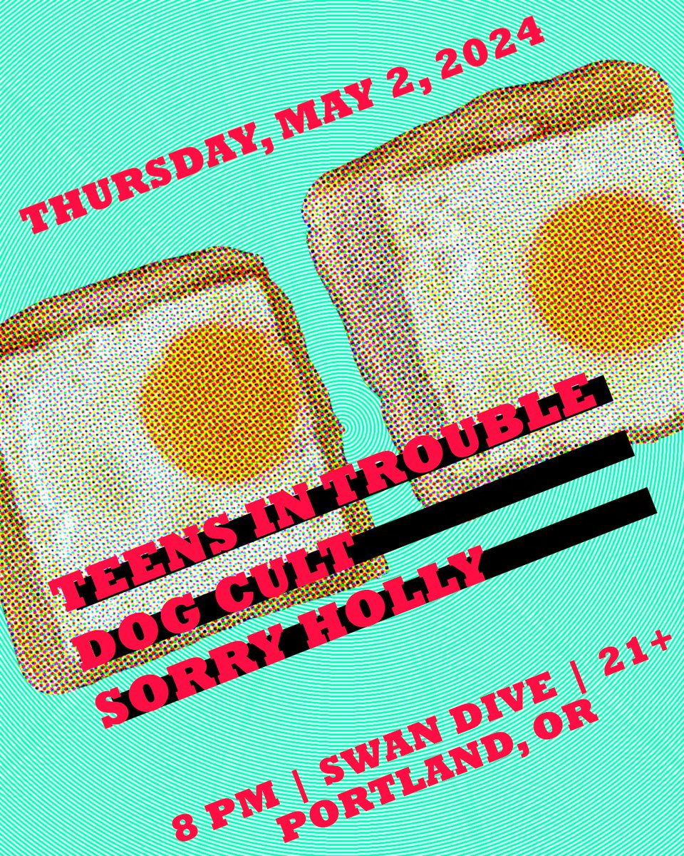 Tickets to our Portland show @ Swan Dive are on sale now! teensintrouble.net/tour