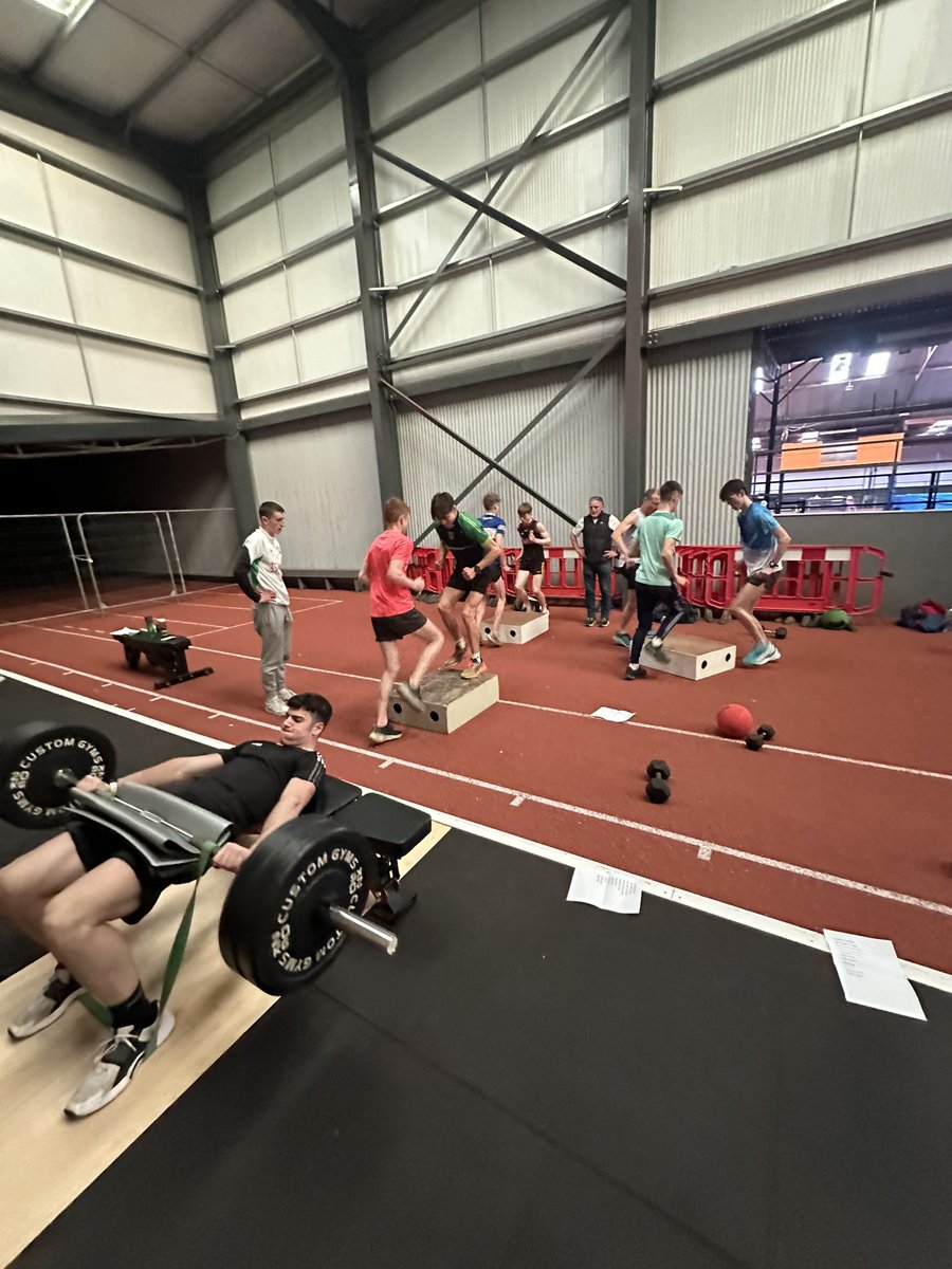 Fun S&C night with Nenagh Olympic Endurance squad. Changing it up tonight to add a bit of a mix from our normal weights based sessions