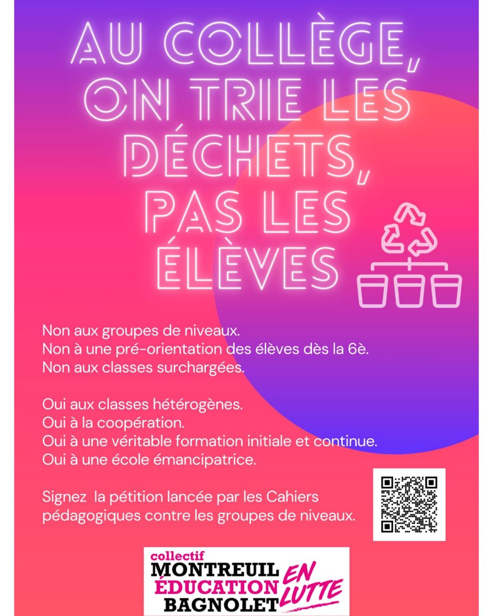 ➡️ 83% de grévistes au collège Solveig Anspach en ce lundi 22 avril ! 

➡️La mobilisation continue !