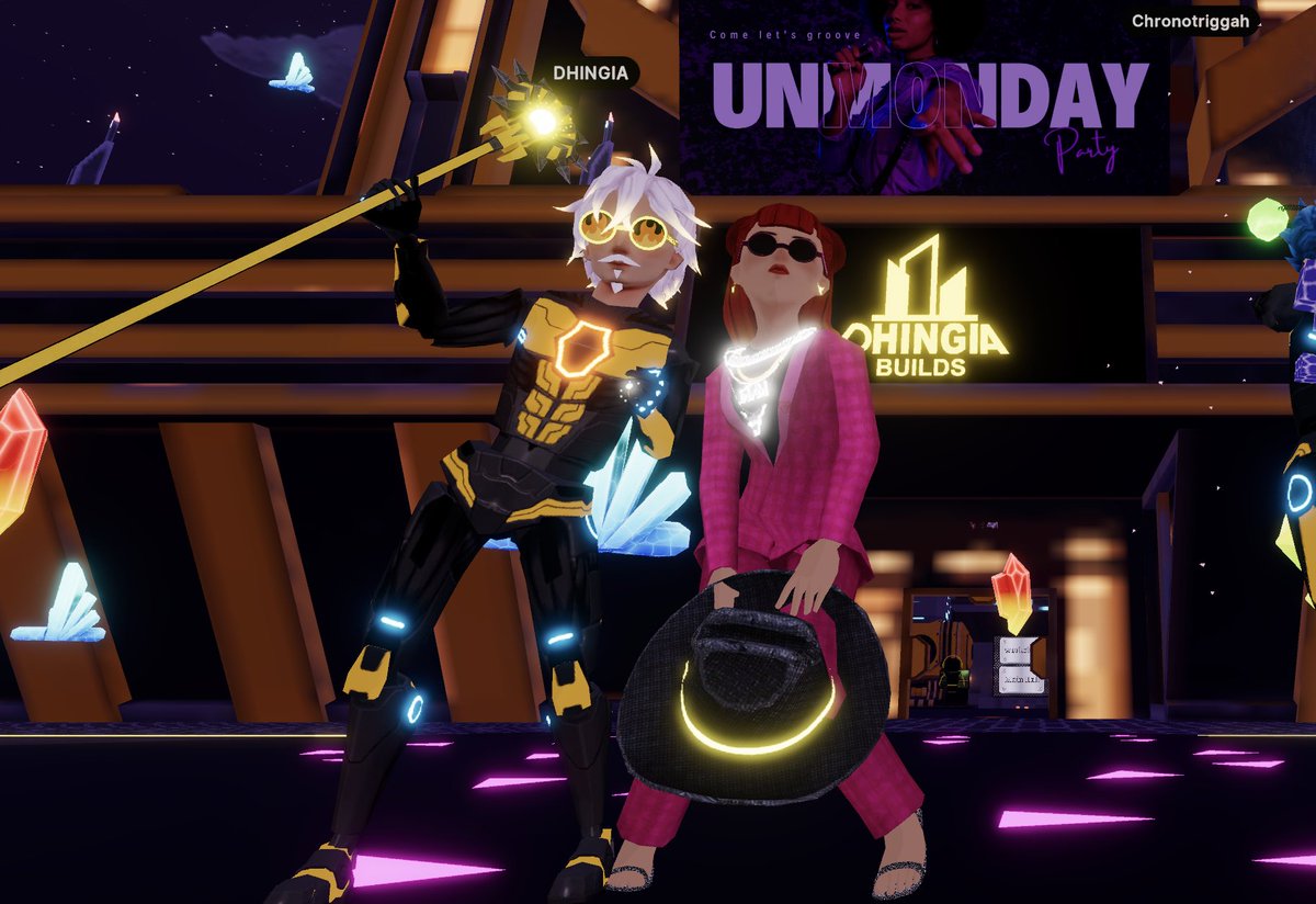 UnMonday party 🔥 Join at -99,35 📍 So happy to see u @nastiehr 🫶 #Decentraland