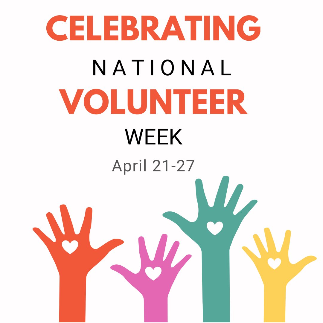Happy National Volunteer Week! 🎉 Let's take a moment to honor the incredible contributions of volunteers everywhere. Your selflessness makes our communities stronger and brighter. Thank you for all you do! #NationalVolunteerWeek