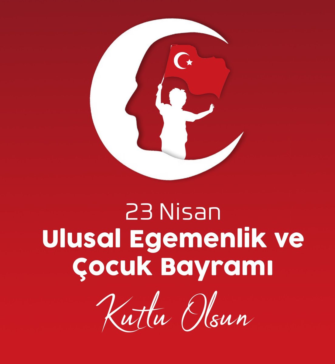 Gazi Mustafa Kemal Atatürk’ün geleceğimizin aydınlık yarınları çocuklarımıza armağan ettiği #23Nisan Ulusal Egemenlik ve Çocuk Bayramı kutlu olsun Türkiye Büyük Millet Meclisi’nin açılışının 104.yılını kutluyor Mustafa Kemal Atatürk ve silah arkadaşlarını saygı ve rahmet anıyorum