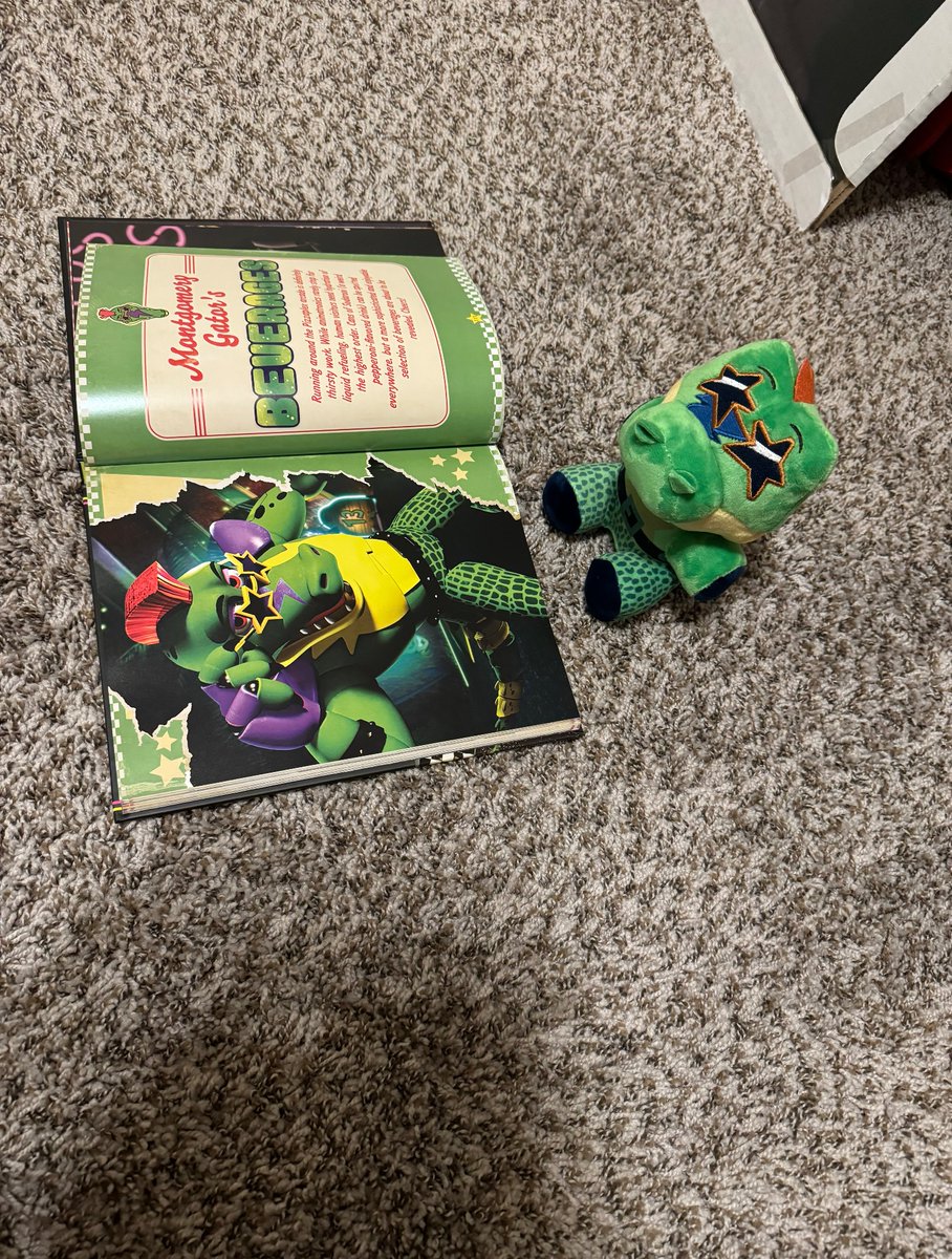 Baby Monty reading about Papa Monty! It’s so cute! 🥰🐊
#montygator #montgomerygator #fnaf #plushies #fnafsb