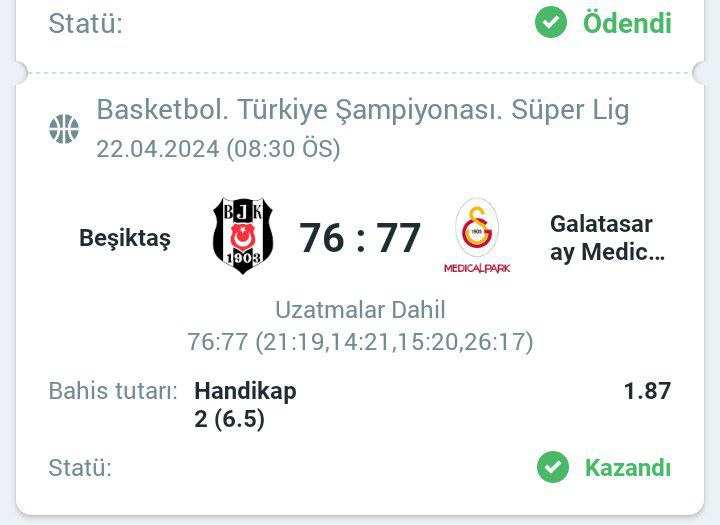 1 taşla 2 kuş... 3.550⚽️💵 1.870 🏀💵