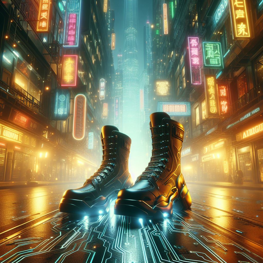 cyber boots art