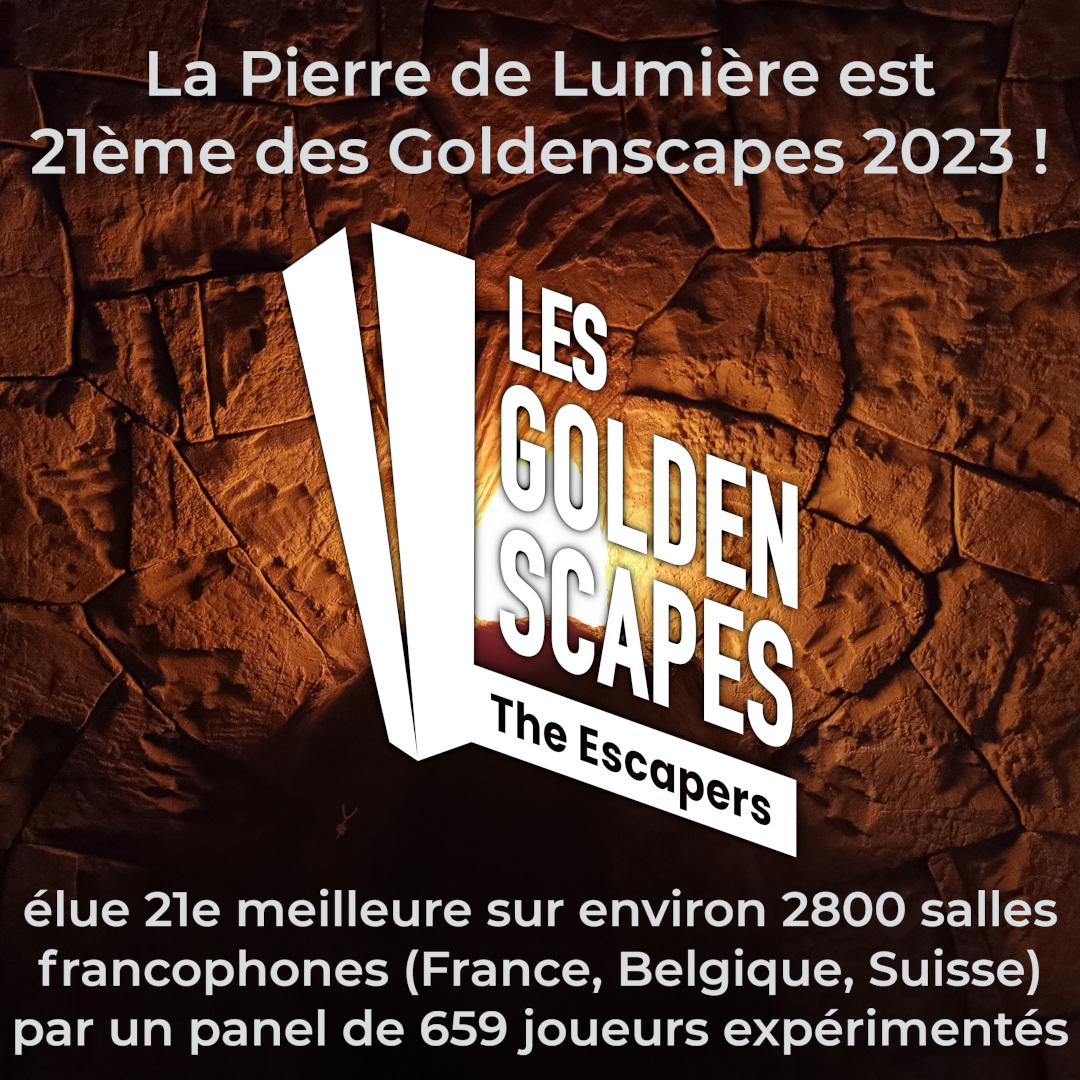 🏆 Nous sommes très fiers d'avoir été classés à la 21e place des Goldenscapes, le classement des escape games francophones organisé par <a href="/TheEscapersFr/">The Escapers</a> ! 🥳 Merci à tous ceux qui nous ont classés et bravo à toutes les autres enseignes 😊

#escapegame #escaperoom #chaussette