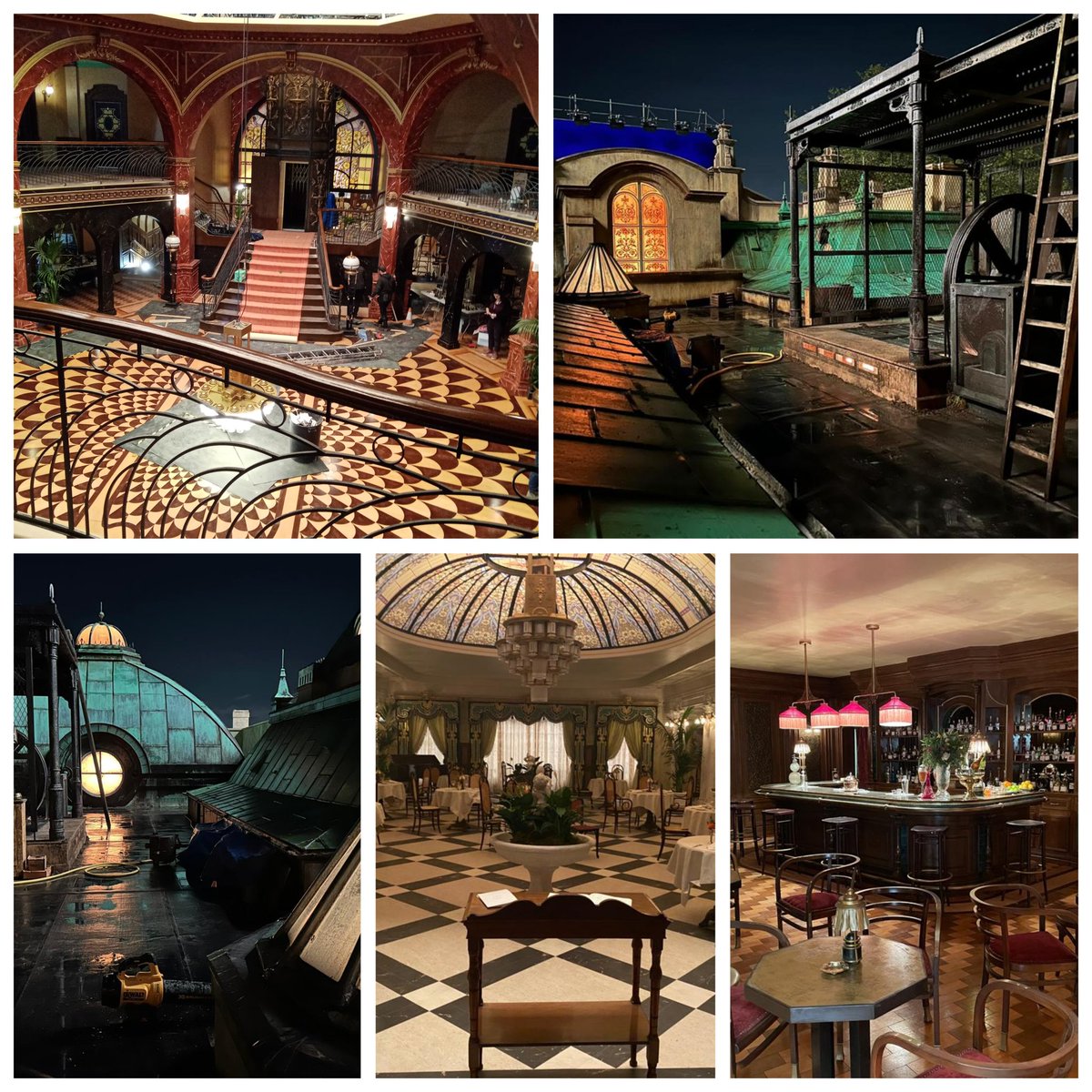 Here are some pictures of the sets I built for the new @ParamountPlusUK @AmazonUK TV series A Gentleman In Moscow starring #EwanMcgregor #setbulids #BehindTheScenes #AGentlemanInMosco