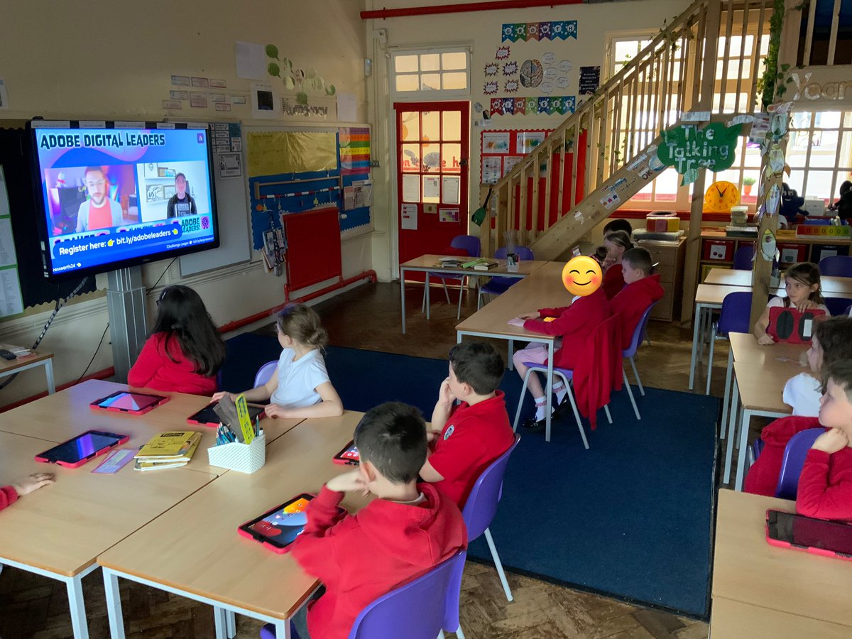 #year4 enjoyed recognising #EarthDay2024 by making a pledge to our planet and taking part in an @AdobeExpress live lesson. Watch this space for our finished creative infographics #curriculumforwales #EarthDayEveryDay