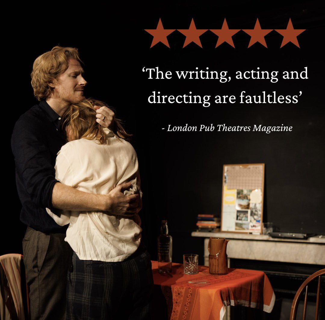 Very excited that BETTER YESTERDAY has been nominated for a Standing Ovation Award by London Pub Theatres Magazine. That’s a wrap on the show - a huge thank you to all those involved and to everyone who came to see it.