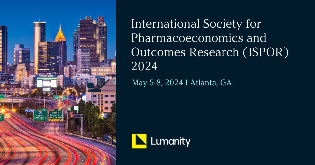 We are looking forward to #ISPOR2024 in a few weeks!

Don't miss the chance to connect with our experts on-site, check out all of our presentations, and visit us at booth 231 buff.ly/3VWuXsG

#HEOR #ISPOR2024 #outcomesresearch #healtheconomics #RWE #HTA #ISPOR