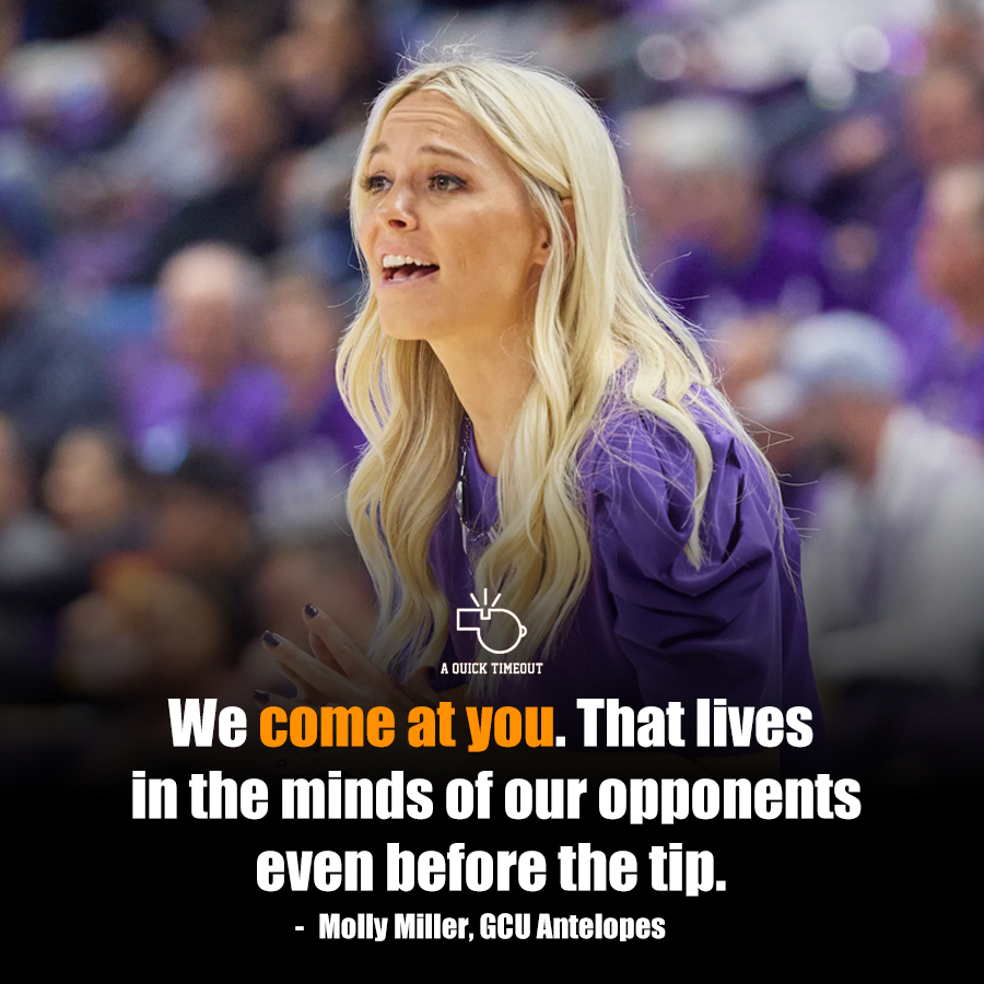 Pressing and Pressure Defense with @GCU_WBB's Coach Molly Miller on tomorrow's A Quick Timeout podcast.